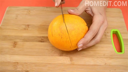 Quick and easy orange peel cups