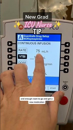 Programming intravenous medications as an ICU Nurse, specifically vasopressors. #newgradicunurse