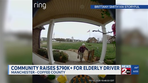 Community raises $790K+ for elderly delivery driver in Coffee County