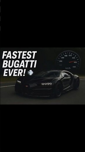 Fastest Car in the World - Bugatti Speed Test