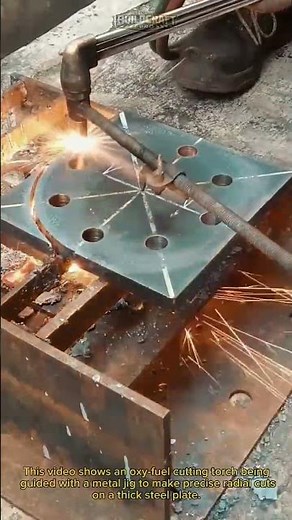 Perfect Oxy-Fuel Steel Cutting Guide! #metalworking #welding #fabrication