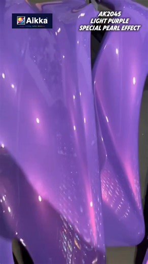 Aikka Special Colour Effect Colour for Motorcycle Cryatal Effect series Paint Code : AK2045 Light Purple Motor Cover body Set Spray Jual Cat Motorcycle #aikkapaint #motorcover | AIKKA - The Paint Master