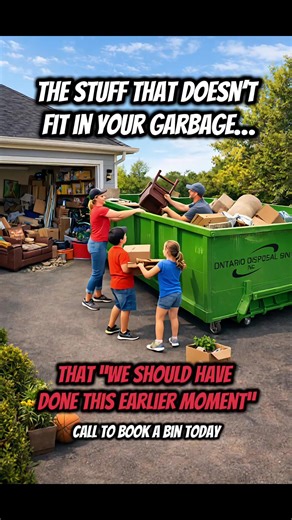 Everyone who rents a disposal bin has the same realization… “We should have done this months ago.”👍 Because some things just don’t fit in the garbage: 🛋 Old couches 🚪 Broken doors 🪵 Renovation debris 🌿 Yard cleanups 📦 Years of “we might need this someday” One bin. One weekend. A whole lot of space back. #BinRental #WeekendCleanup #Declutter #HomeProjects #WasteSolutions