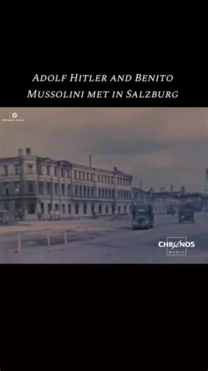 old world Archive on Instagram: "Adolf Hitler and Benito Mussolini during their meeting in Salzburg, Austria, April 1942. The two Axis leaders gathered for high-level strategic talks as World War II reached a critical phase. The discussions focused on the deteriorating situation in North Africa and the future coordination between Nazi Germany and Fascist Italy. This meeting revealed growing tensions beneath the surface, as Germany’s military dominance increasingly overshadowed Italy’s weakening 