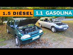Citroën AX 1.5D y 1.1 TopTen, CARA A CARA.