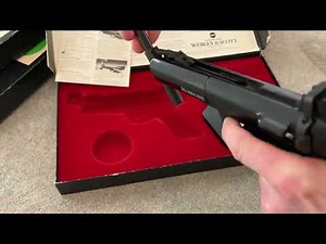 Shooting the .22 Webley Hurricane Air Pistol.