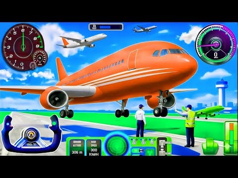 Real Plane Game Simulator 3D | Realistic Plane Flying Gameplay | Android Flight Simulator