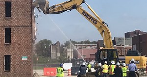 Baltimore's Perkins Homes reduced to rubble