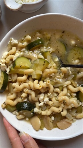 This Butter Bean Chickpea Noodle Soup is a comforting and nourishing twist on classic chicken noodle soup. Packed with creamy butter beans, protein-rich chickpea noodles, and a savory broth, it's a delicious soup that'll warm you from the inside out. Recipe is in the comments! | Foodbymaria