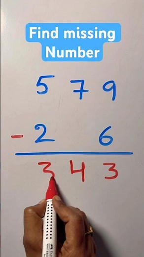 Magic Subtraction! #maths #subtraction