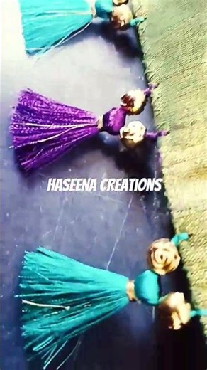 simple saree kuchu design♥️/ saree kuchu design with beads/new model saree kuchu design