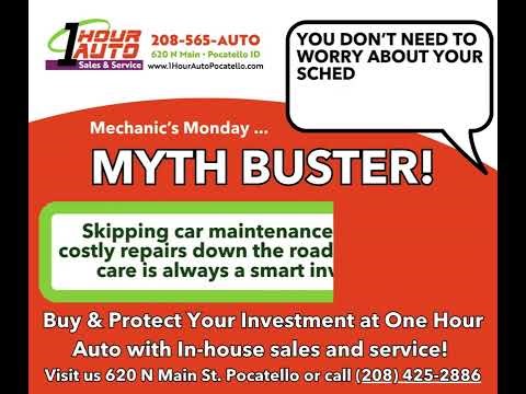 One Hour Auto Mechanic Monday Myth Buster!