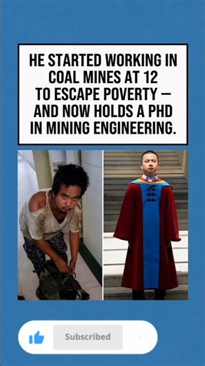 “From Coal Miner at 12 to PhD in Mining Engineering — An Incredible Journey.....