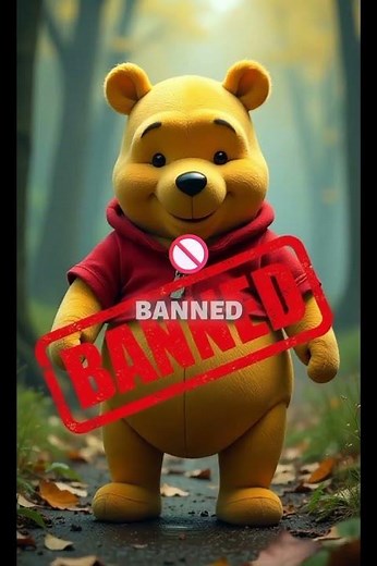 Why Is Winnie the Pooh BANNED in China?! 🐻🚫 #BannedInChina #WeirdFacts #Shorts