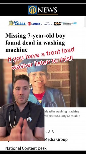 Front load washing machines can be very dangerous for children. #childsafety #firsttimemom #momsoftiktok #missingchild