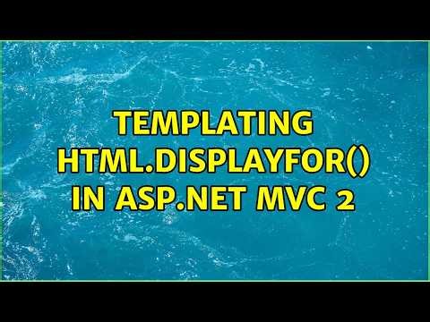 Templating Html.DisplayFor() in ASP.NET MVC 2