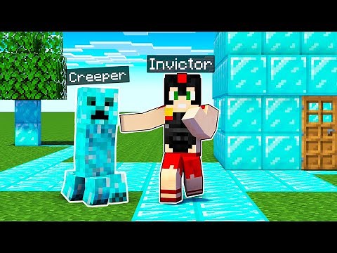 MINECRAFT but EVERYTHING I TOUCH TURNS INTO DIAMOND 😂😱 INVICTOR