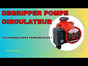 Unblocking / degumming of central heating circulator pumps