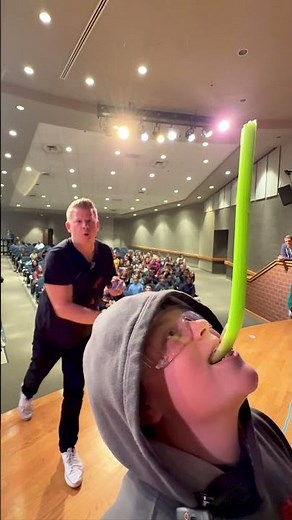 SCARY CELERY Trick Shot 😱