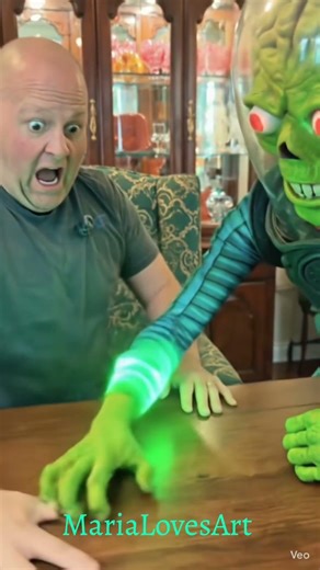 Glowing Sleeve = Instant Win 💡 #funny #ai #alien #art #aiartists #mustsee #deepart #fractalart