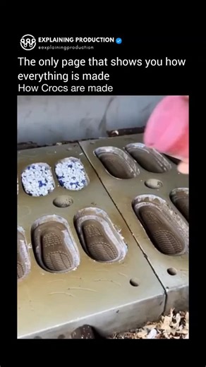 Explaining Production | Crocs are made from a special closed-cell resin called Croslite — not rubber, not plastic, but a lightweight foam that softens with your... | Instagram