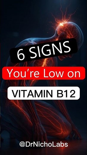 6 Signs You’re Low on Vitamin B12 💉 | Early Symptoms of B12 Deficiency