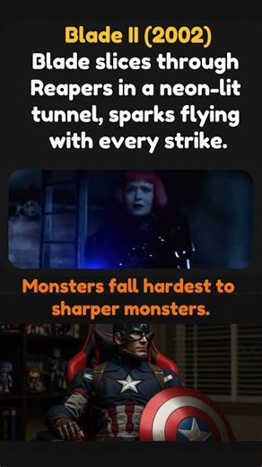 Blade II (2002), Tunnel of Blades and Blood#marvel #shorts