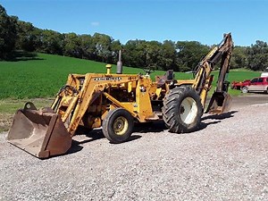White Oliver 2-78-17 Backhoe Loader Industrial Tractor | Construction