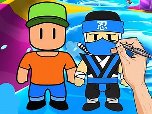 Play Stumble Guys Coloring Book | Free Online  Games. KidzSearch.com