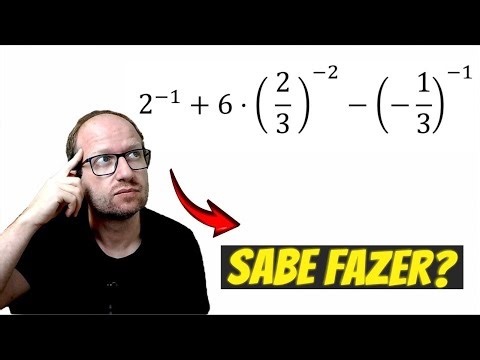 DESAFIO Matemático! Potência EXPOENTE NEGATIVO, EXPRESSÃO NUMÉRICA,FRAÇÕES, Aula Matemática básica