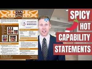 Capability Statements- What your GovCon Business MUST have in a Winning Capability Statement