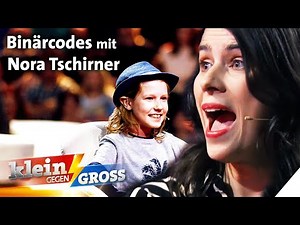 Binär-Codes entschlüsseln! IT-Experte (9) gegen Nora Tschirner | Klein gegen Groß