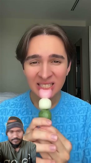 Radmiru Trying Intersting japanese snacks 🤩 #shorts #youtubeshorts #trendingnow #Aichafunreaction