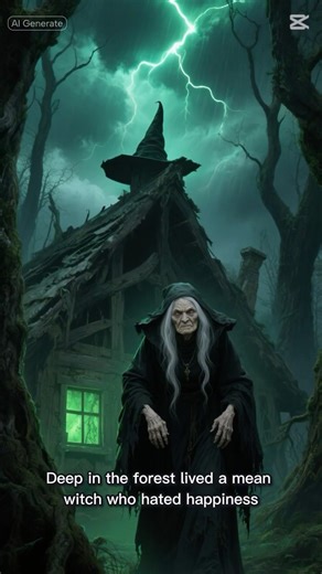 The Mean Witch and the Little Cute Girl, Thira #shortvideo #shortsfeed #shorts