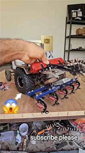 Modern Farming with Remote Control Tractor 🚜✨#trending #viral