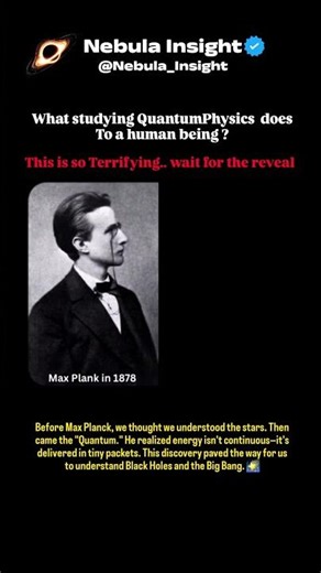 This Subject Broke the Smartest Man Alive 🧠💀 #shorts #facts #maxplanck #space #terrifying #viral