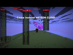 Tutorial | Como instalar Meteor Client para las nuevas versiones | ☄️1.21.8