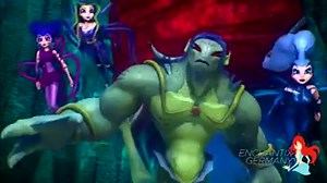 Winx Club: The Mystery of the Abyss - The Trix & Tritannus vs. Winx (Rai English) Lovely Nymph | World Winx