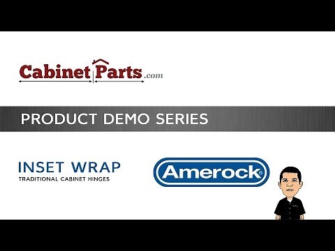 Cabinetparts.com - Amerock Inset Wrap Traditional Hinges