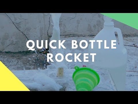 Easy Baking Soda & Vinegar Bottle Rockets