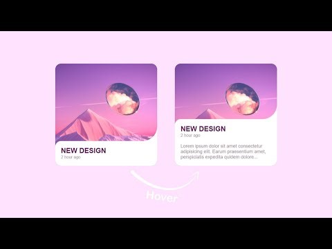 CSS Card Content Animation | CSS Hover Effects