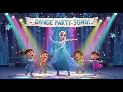 🎉💃 Dance Party Song 1 | Kids Fun Dance & Move | Energetic Action Song for Children