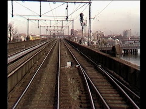 Drivers view of Port Melbourne line