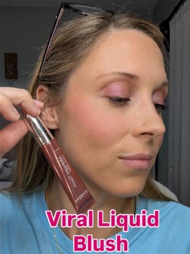 Real time. No filter. This liquid blush is on sale for $7 Rose water infused so it stays hydrating Blends beautifully on dry mature skin Pigmented so a little goes a long way And yes… dupe energy 😉 Comment BLUSH for the link