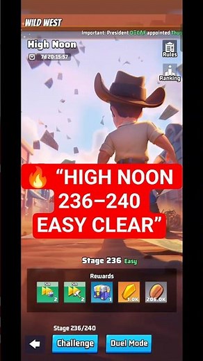 🔥 High Noon Stage 236–240 Guide | Easy Clear Strategy | Last War: Survival #lastwar #highnoon