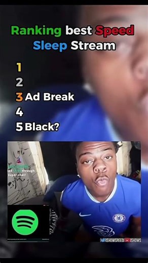 Ishowspeed best sleep stream😂 #ishowspeed #speedlive #speedclips