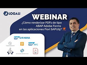 Webinar ¿Cómo renderizar PDFs de tipo ABAP Adobe Forms en las aplicaciones Fiori sapui5?