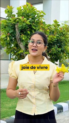 Let’s learn French phrase - joie de vivre #shorts #spokenenglish #advancedenglish