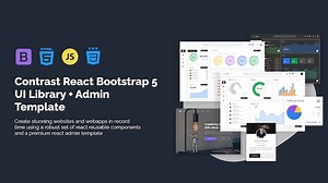 React Bootstrap PRO UI Kit library -  Contrast
