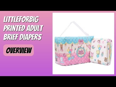 REVIEW (2026): Littleforbig Printed Adult Brief Diapers. Features